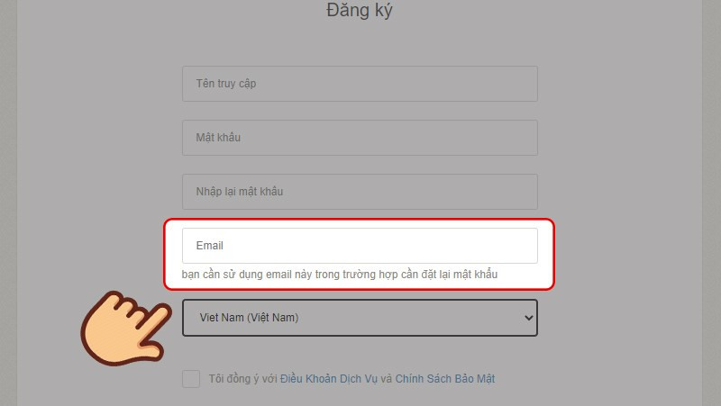 Hướng dẫn đăng ký tài khoản Garena trên web 4