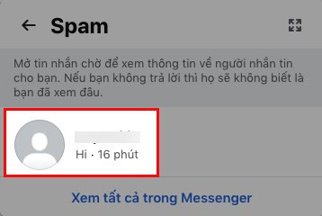 Hủy bỏ qua tin nhắn Messenger trên máy tính