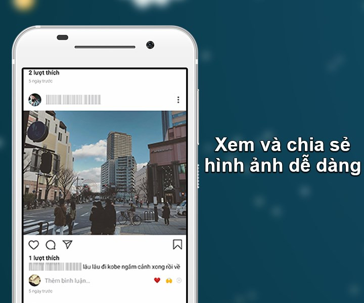 Instagram giúp bạn chia sẻ hình ảnh dễ dàng