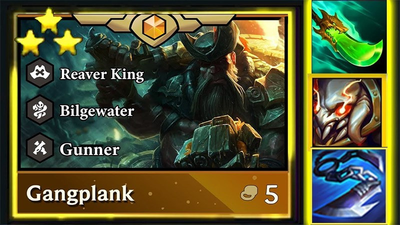 Hướng Dẫn Lên Đồ Gangplank DTCL Mùa 9.5 Mạnh Nhất