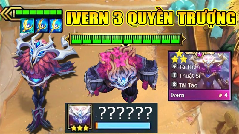 Ivern có thể triệu hồi pet liên tục với 3 Quyền Trượng 