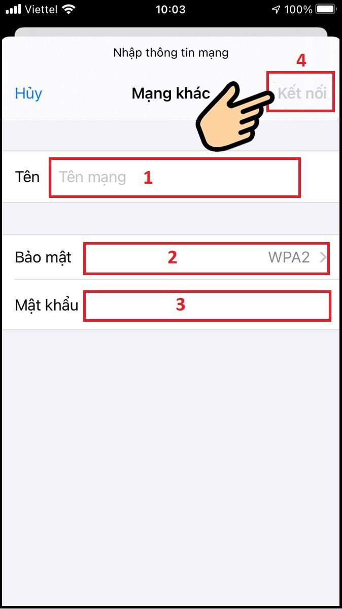 Kết nối wifi