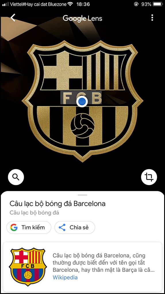 Kết quả tìm kiếm Google Lens