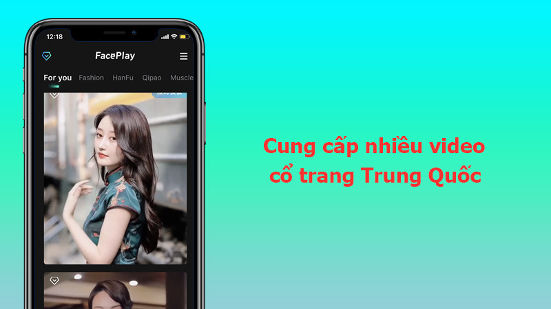 Kho video cổ trang phong phú