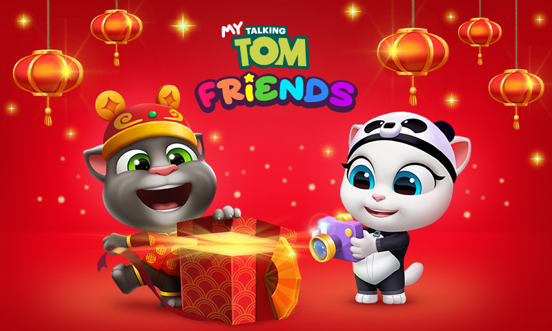 Khoảnh khắc đáng yêu trong My Talking Tom Friends