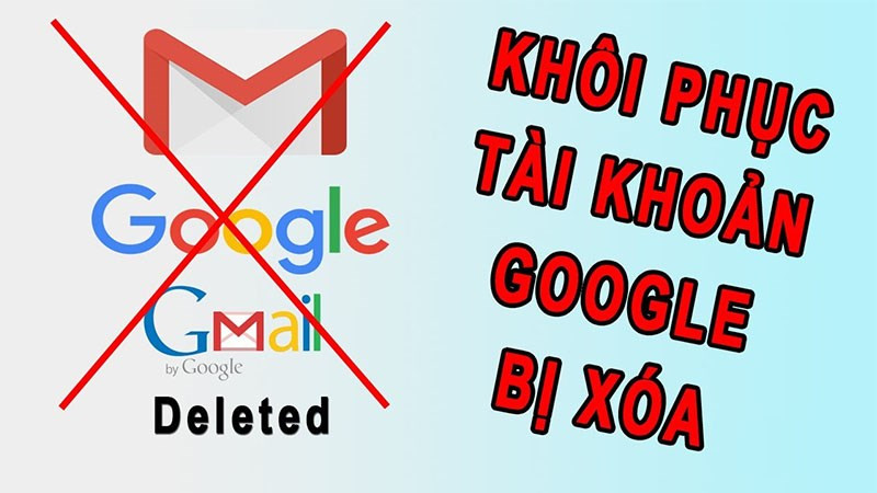 khôi phục gmail