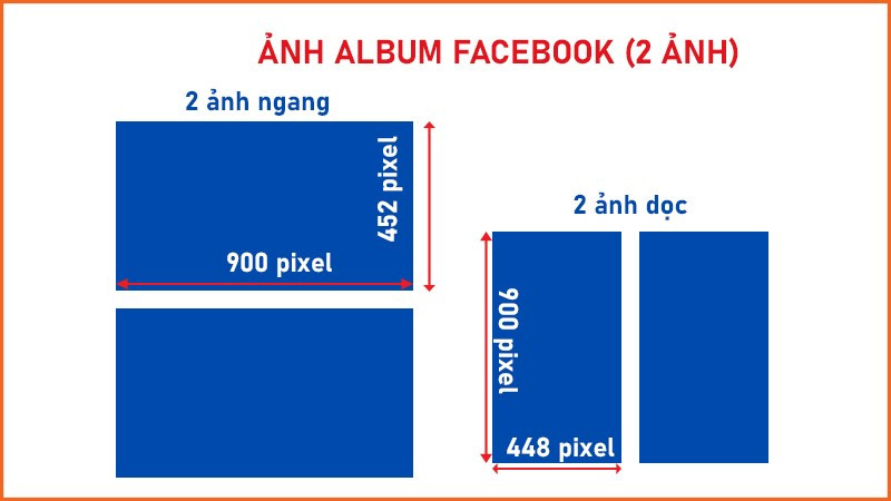 Kích thước ảnh Album 2 ảnh