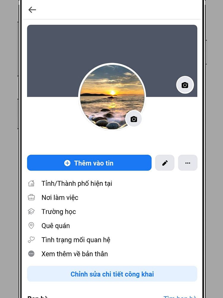 Kiểm tra kết quả tên Facebook trống