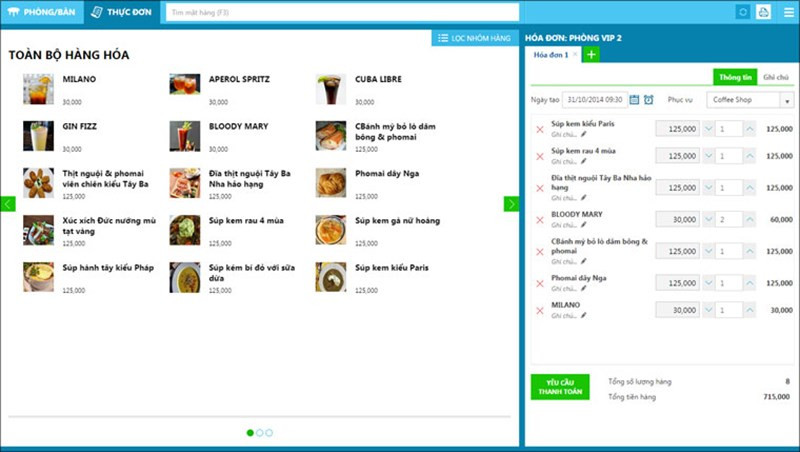 KiotViet - Phần mềm tính tiền nhà hàng, quán ăn.