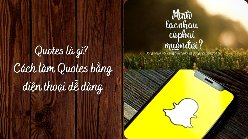 Làm Quotes bằng điện thoại cực đơn giản