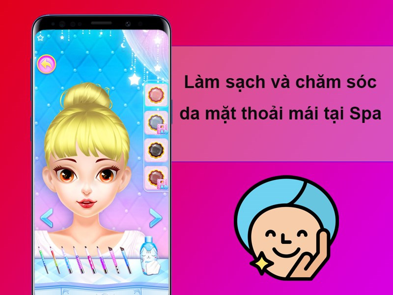 Làn da mịn màng sau khi spa