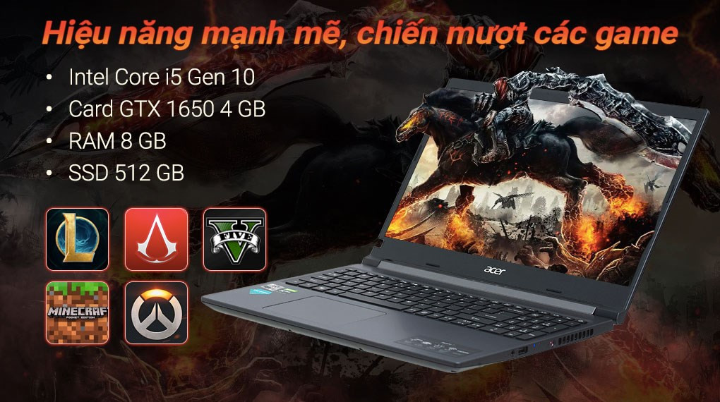 Laptop chiến game Naruto