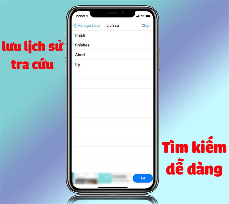 Lịch sử tra cứu và ghi chú