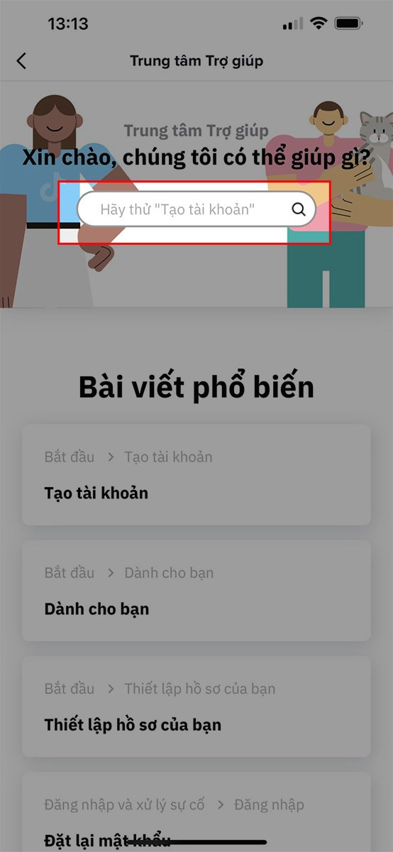 Liên hệ Hỗ Trợ TikTok