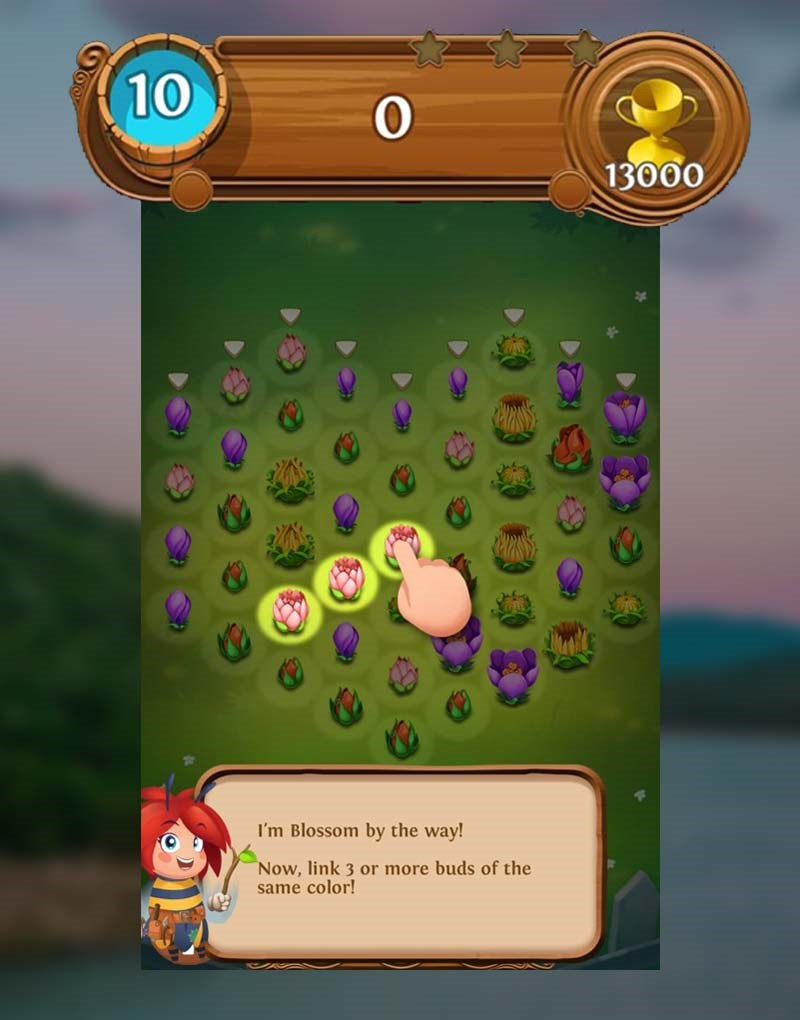 Lối chơi Blossom Blast Saga