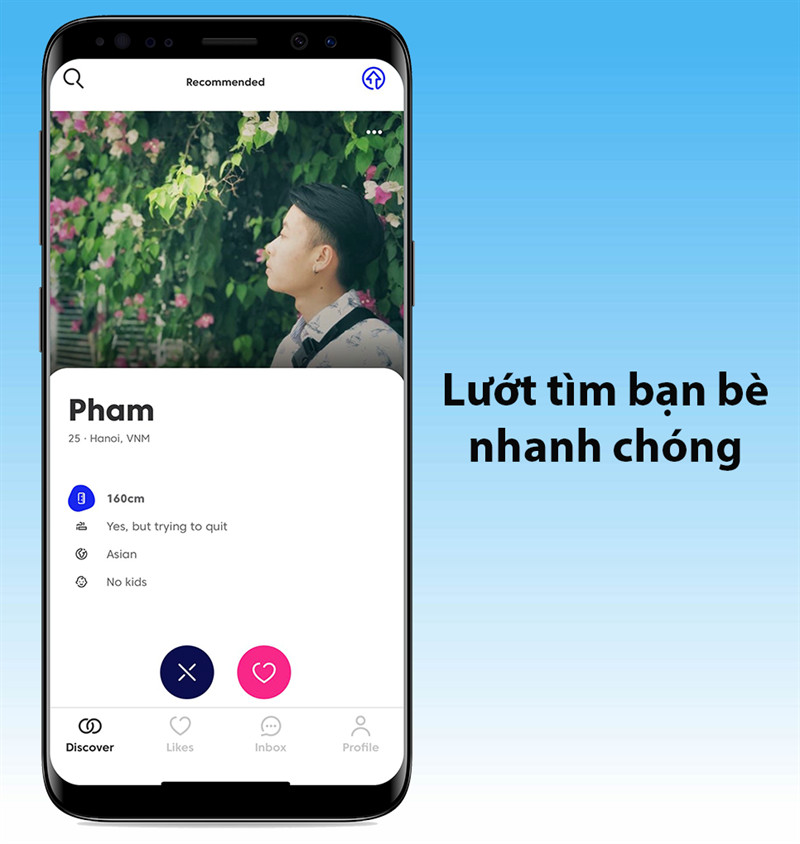 Lướt tìm bạn mới