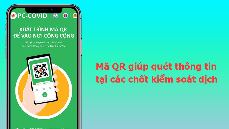 M&atilde; QR gi&uacute;p qu&eacute;t th&ocirc;ng tin tại c&aacute;c chốt kiểm so&aacute;t dịch