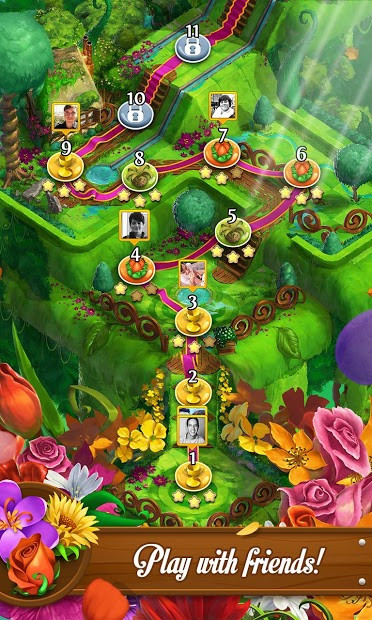 Màn hình Blossom Blast Saga