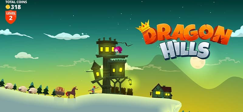 Màn hình chính game Dragon Hills