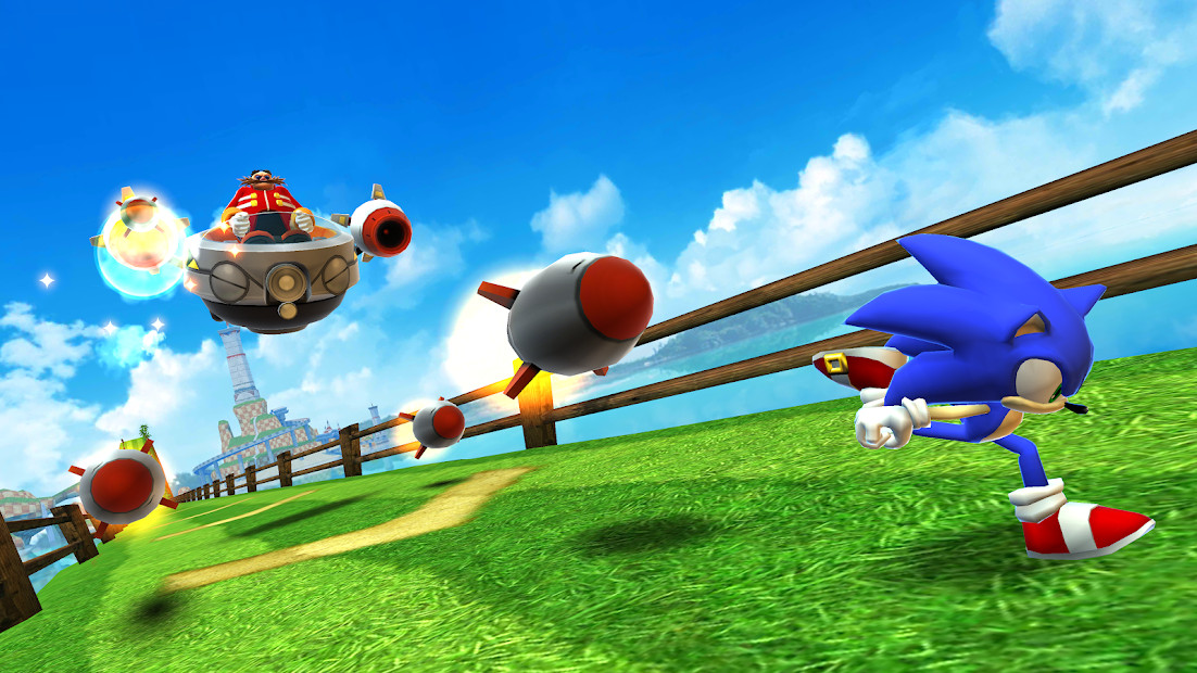 Màn hình chơi game Sonic Dash