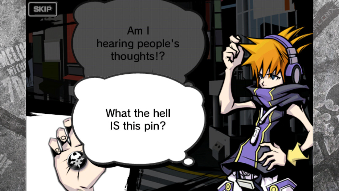 Màn hình gameplay của The World Ends With You