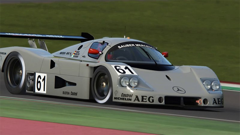 Mercedes C9 trong Assetto Corsa