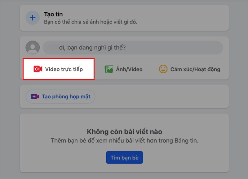 Mở Facebook trên máy tính