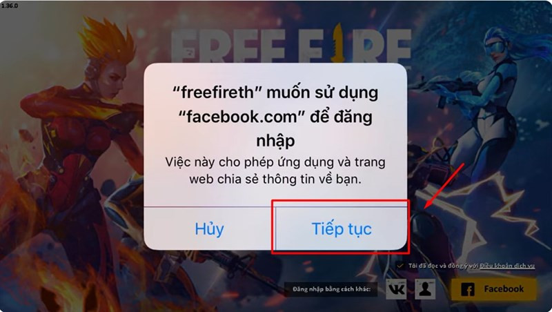 Mở lại ứng dụng Facebook