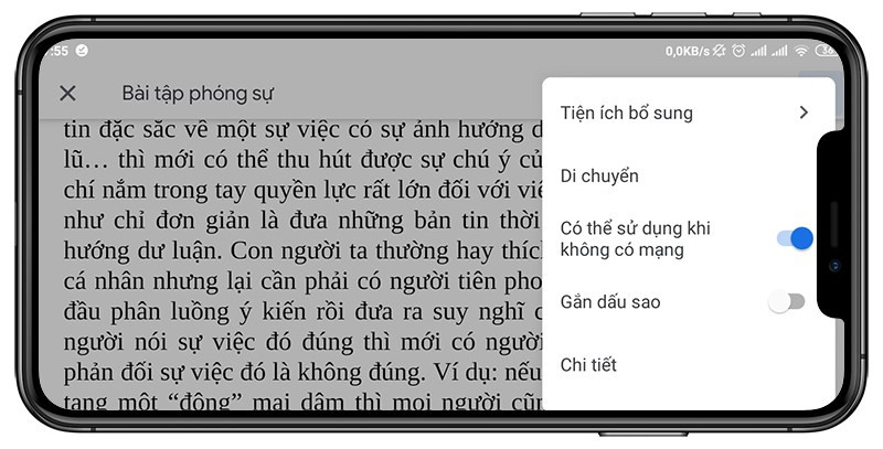 Mở t&agrave;i chọn, chọn biểu tượng 3 chấm g&oacute;c tr&ecirc;n b&ecirc;n tr&aacute;i, k&eacute;o xuống dưới v&agrave; thiết lập