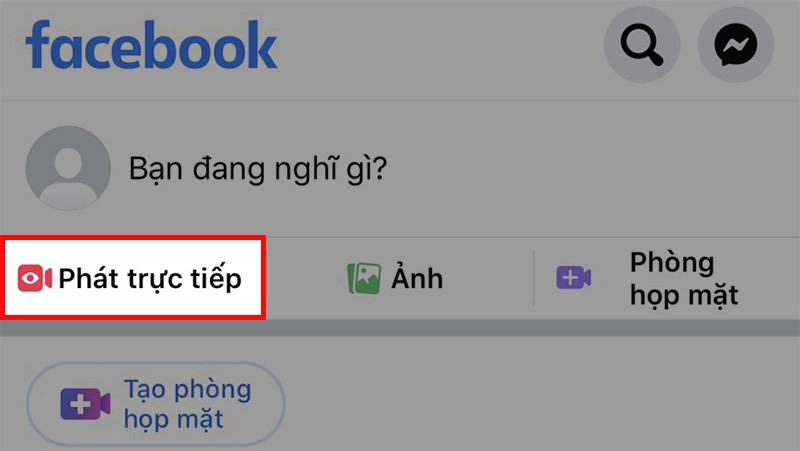 Mở ứng dụng Facebook