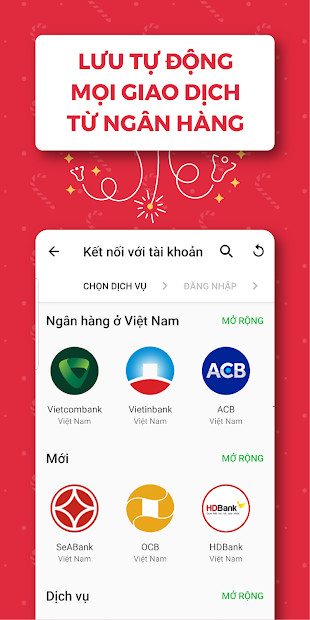 Money Lover: Thống kê thu nhập