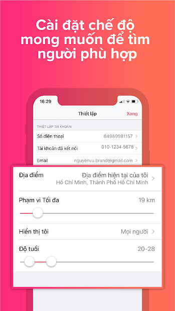 Một kết nối (match) trên Tinder