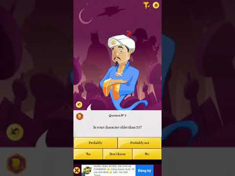 Một màn chơi Akinator