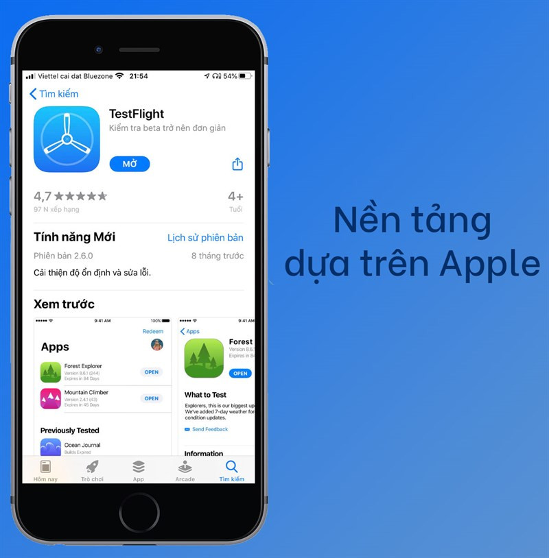 Nền tảng dựa tr&ecirc;n Apple