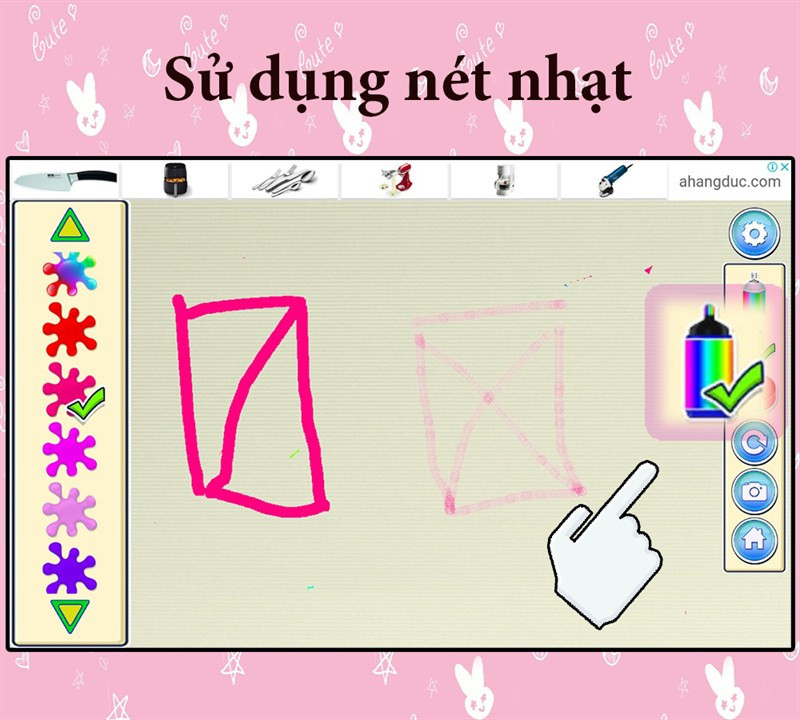 Nét vẽ nhạt