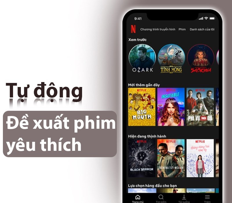 Netflix sẽ tự động đề xuất phim được mọi người y&ecirc;u th&iacute;ch