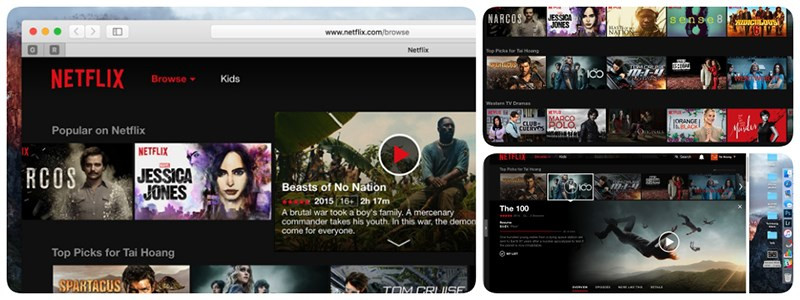 Netflix trên nhiều thiết bị