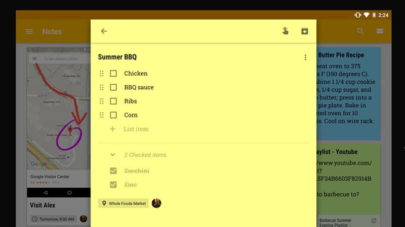 Nhắc nhở thông minh với Google Keep