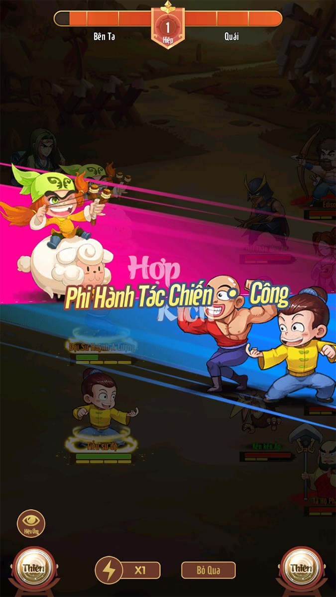 Nhân vật game Tân Ô Long Viện Mobile