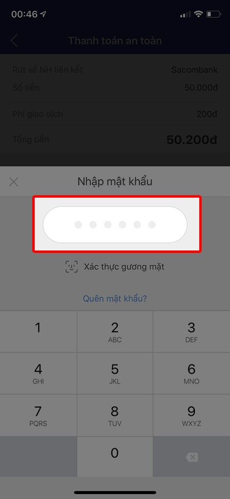 Nhập mật khẩu