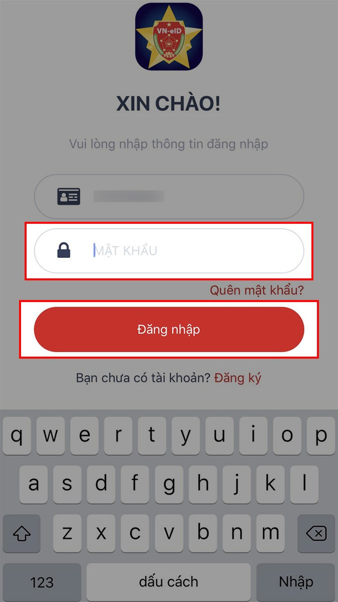 Nhập mật khẩu mới