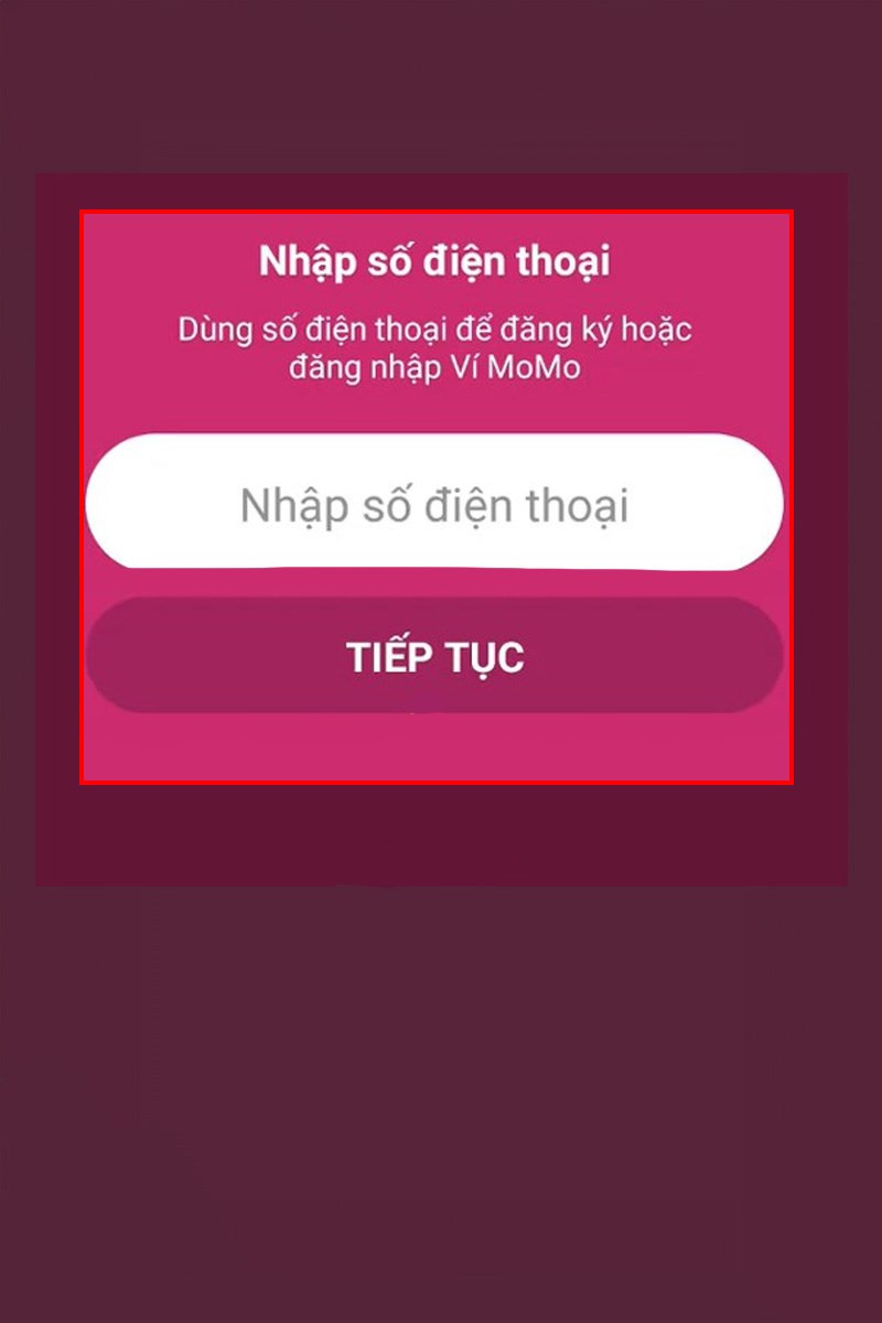 Nhập số điện thoại