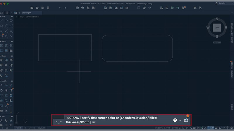 Hướng Dẫn Vẽ Hình Chữ Nhật trong AutoCAD Chi Tiết Nhất