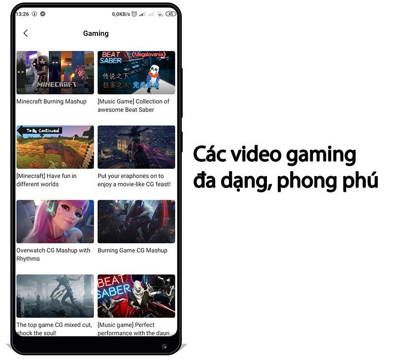 Nhiều video gaming, hoạt h&igrave;nh