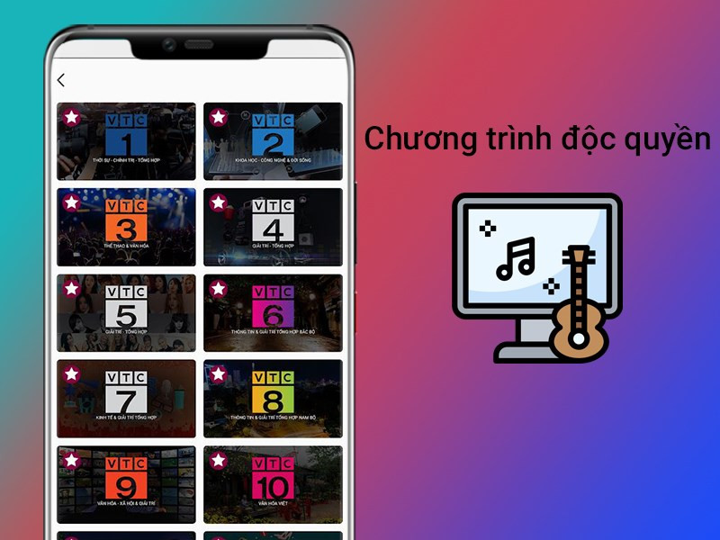 Nội dung độc quyền VTC NOW