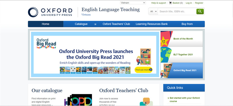 Oxford University Press: Học Tiếng Anh cho người mất gốc trực tuyến