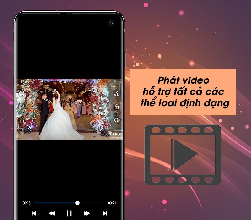 Phát video và chỉnh sửa âm thanh