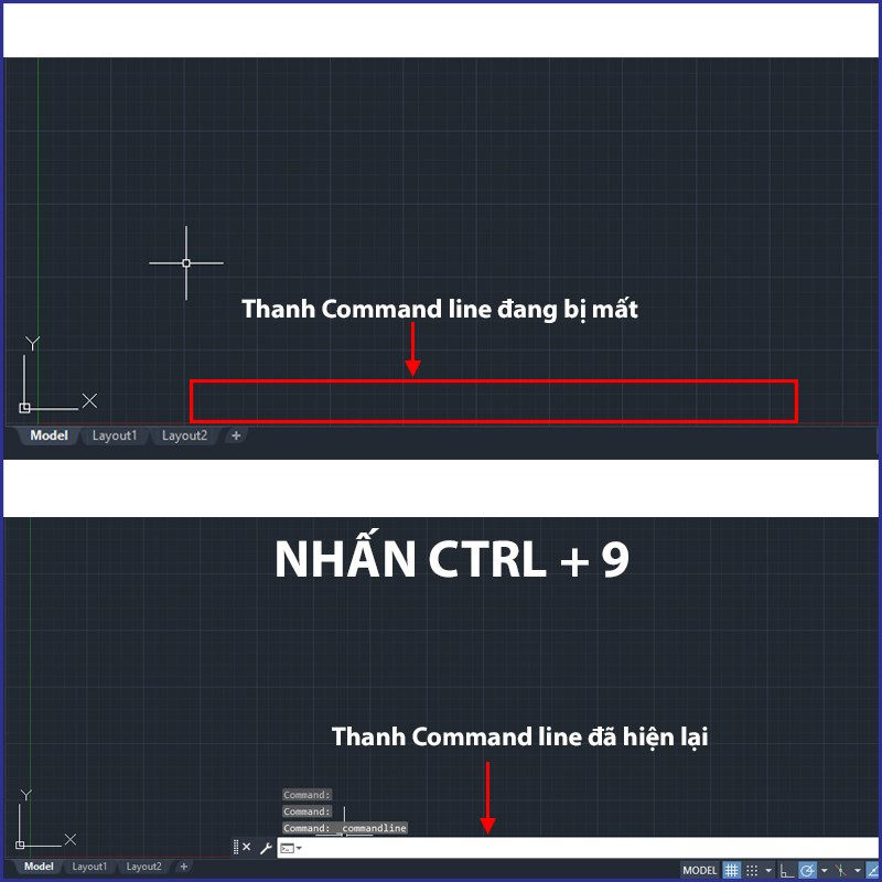 Phím tắt Ctrl + 9