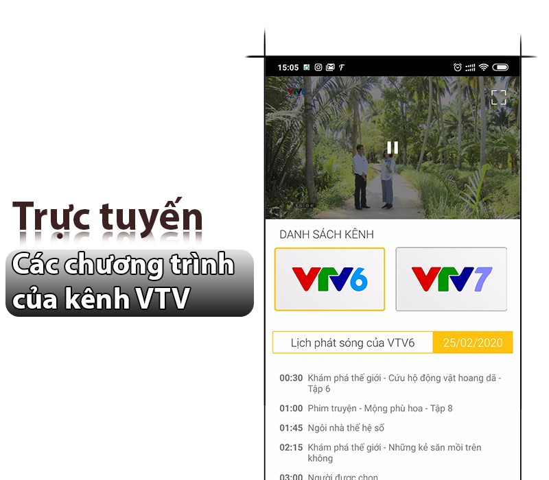 Ph&aacute;t trực tiếp c&aacute;c k&ecirc;nh giải tr&iacute; tr&ecirc;n VTV TV tại VTV Giải Tr&iacute;