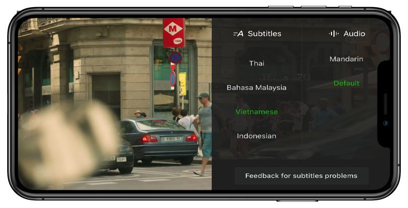 Phụ đề đa ngôn ngữ trên ứng dụng iQIYI-Movies, Dramas & Shows